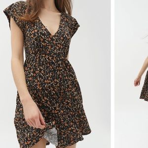 UO Julia Tiered Ruffle Mini Dress